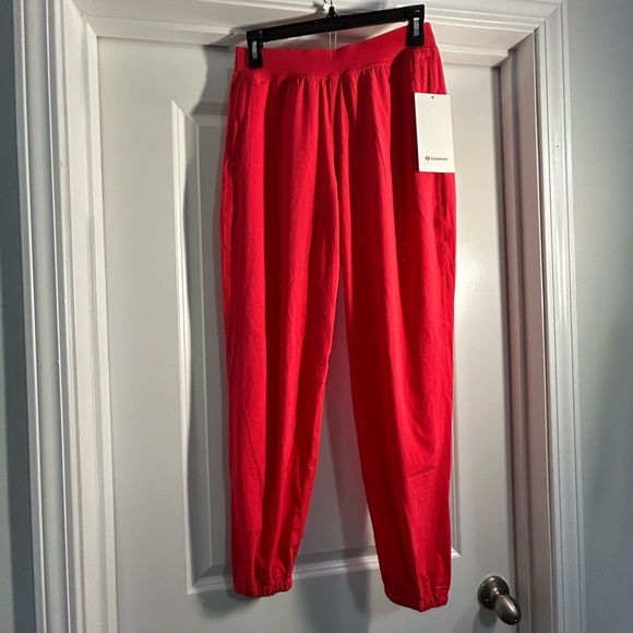 Lululemon Athletica Adapted State Red High-Rise Track Joggers - Picture 5 of 5